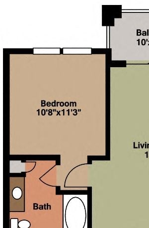 The Rutherford Floor Plan 780 Square-Foot The Rutherford Floor Plan at Grand Oak at Town Park, Smyrna, TN